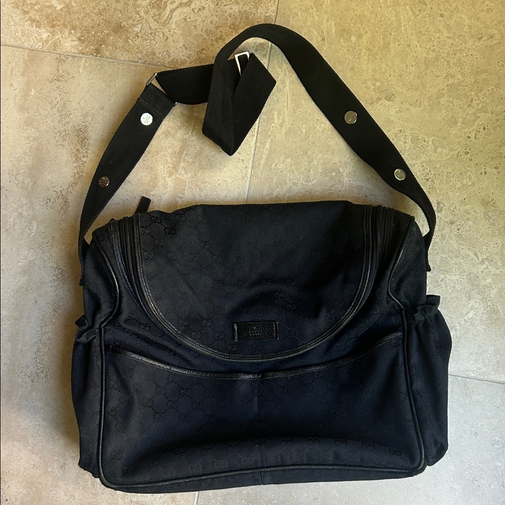Gucci Black Diaper Bag - Picture 2 of 10